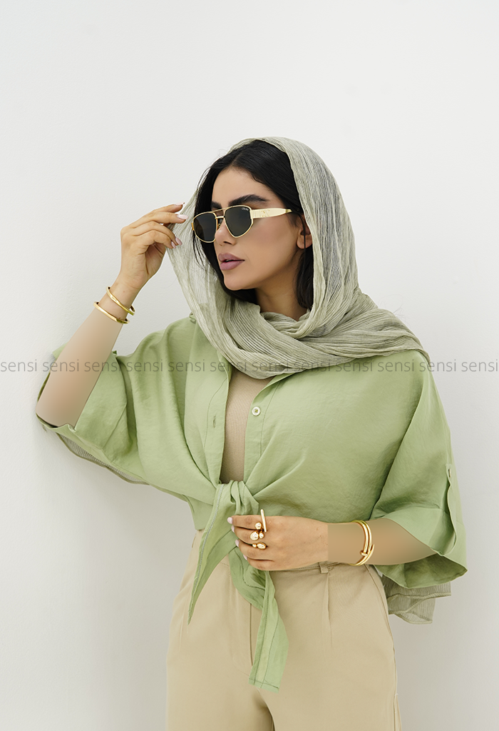 شومیز باکسی پری جلو گره کد1006108